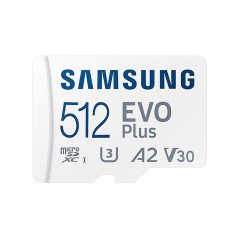 Buy Samsung EVO MB-MC512KA microSDXC 512GB - Fast 130MB/s Speed, Reliable Storage for All Your Devices!
